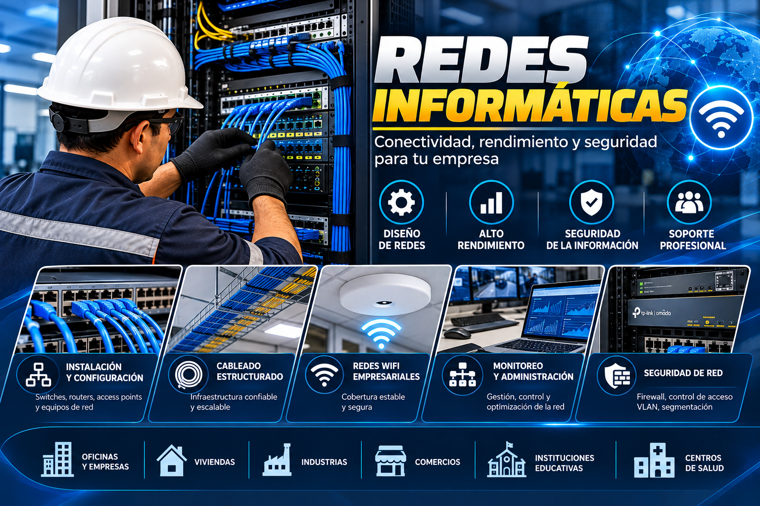 Redes informáticas: conectividad y seguridad